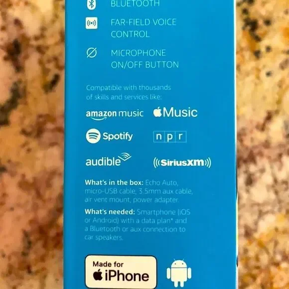 AMAZON “Echo Auto” Car Play Brand New in Box - Picture 3 of 3